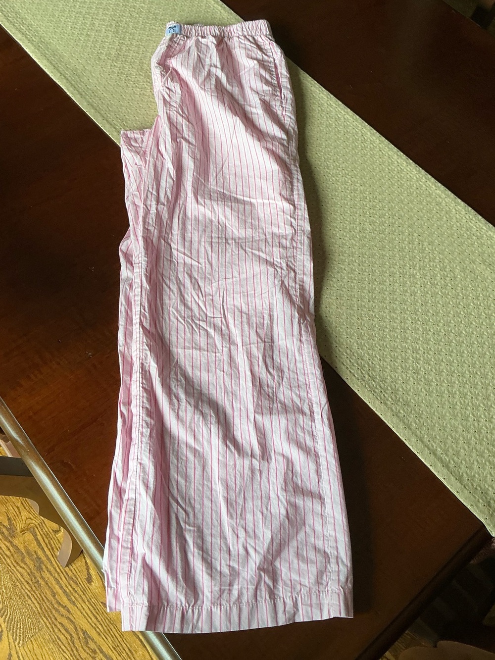 Happily Grey Striped Lounge Pants Sz M - Picture 2 of 9